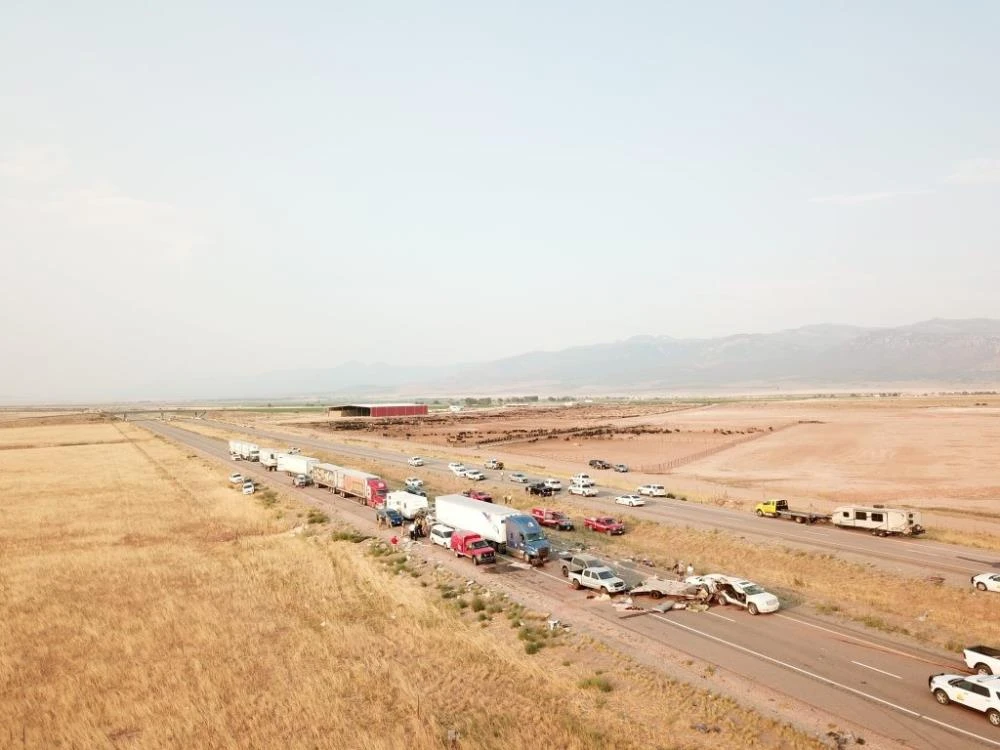 ABD'deki kum fırtınası yüzünden zincirleme kaza! Çok sayıda ölü var